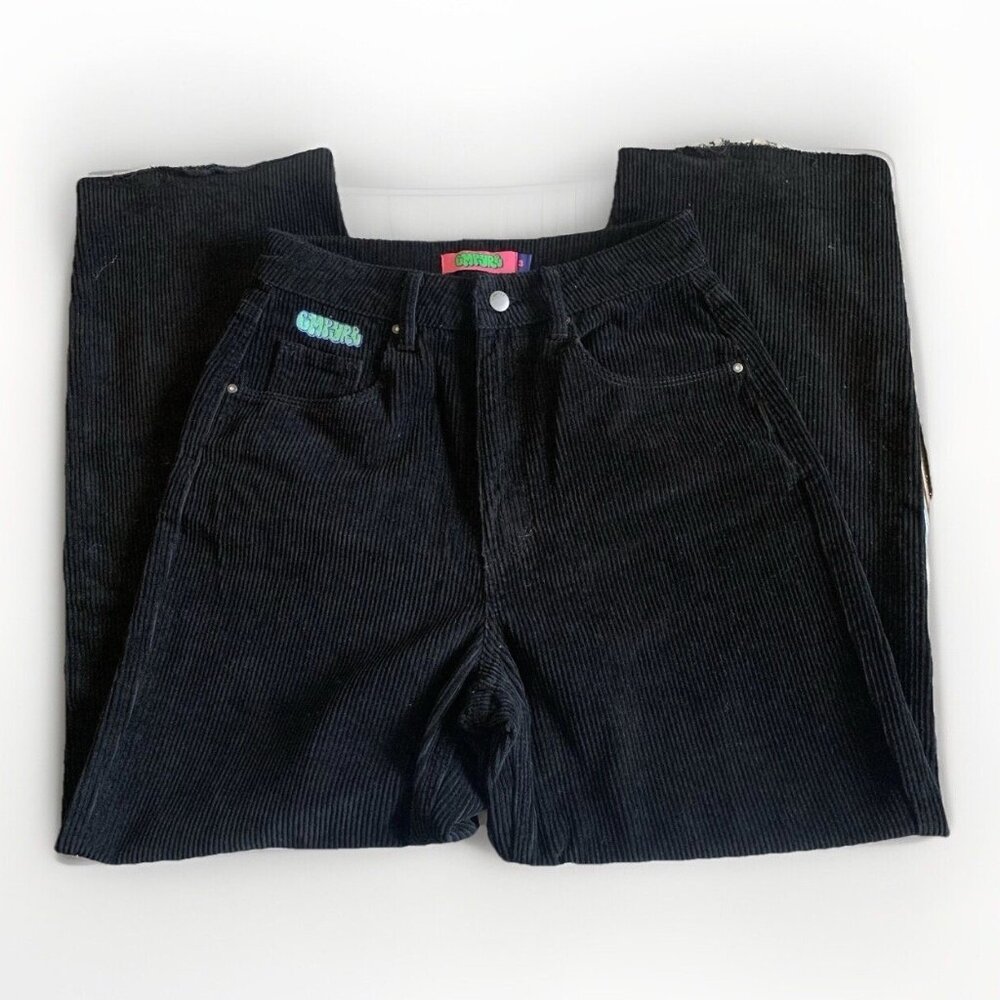 Empyre Tori 90s Black Corduroy Skate Pants Y2K Women’s Size 3‎